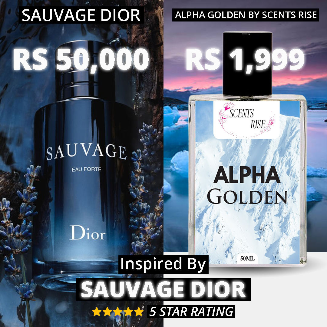 ALPHA GOLDEN - INSPIRED BY SAUVAGE DIOR